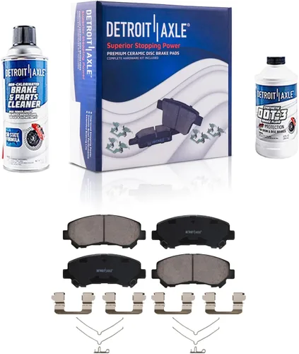 Vista 115 de Detroit Axle - Pastillas de Freno Delantero Izquierdo Reemplazo de Pinza de Disco para Ford Fusion Mazda 6 Lincoln MKZ Mercury Milan 2006-2012