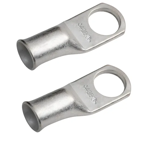 Vista 37 de SELTERM 5 piezas terminales de cable de cobre estañado 1/0 AWG perno de 1/2", extremos de cable de batería, terminales de anillo, conectores