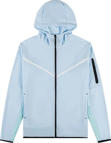 Vista 2 de Men's Tracksuits Sweatsuits For Men Hooded Tracksuit Sweatsuit Long Sleeve Full-Zip Jogging Sweatpants 2 Piece