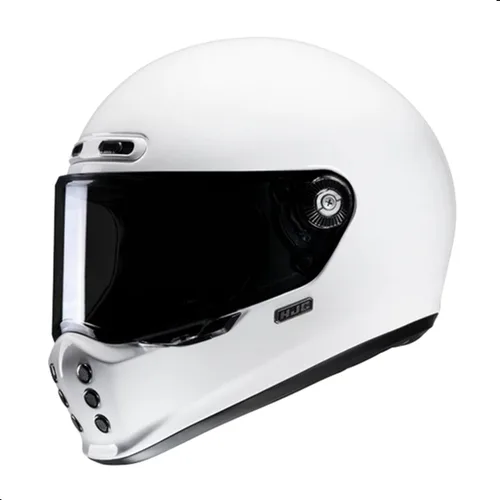 Vista 2 de Casco integral de motocicleta HJC V10 con visera Pinlock HJ-41, aprobado por DOT (negro, M)