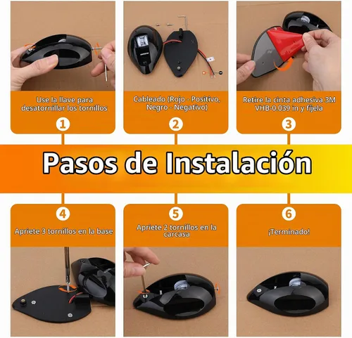 Vista 4 de RVZONE Luces de navegación para barco, luces de proa para barcos, LED rojas y verdes, iluminación marina IP67 impermeable, iluminación LED