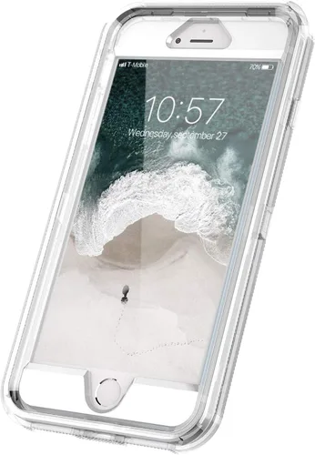 Vista 8 de ORIbox - Funda compatible con iPhone 7 Plus, compatible con iPhone 8 Plus, resistente a prueba de golpes, anticaída, funda transparente