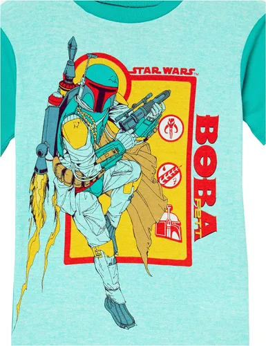 Vista 7 de Star Wars Conjunto de pijama de algodón ajustado de 2 piezas para niño
