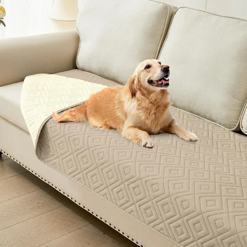 Vista 46 de hyha Manta impermeable para perros, funda suave para cama de perro, mantas para mascotas, funda impermeable para sofá y sillón para perros lavable