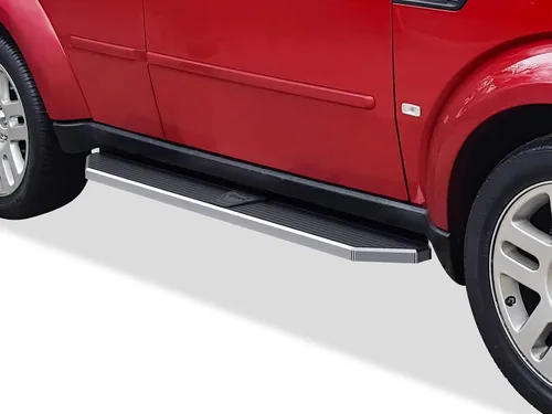 Vista 12 de APS Estribos de acero inoxidable 304 pulido de 5 pulgadas, barras Nerf para estribos laterales compatibles con Dodge Nitro 2007-2012 Acero