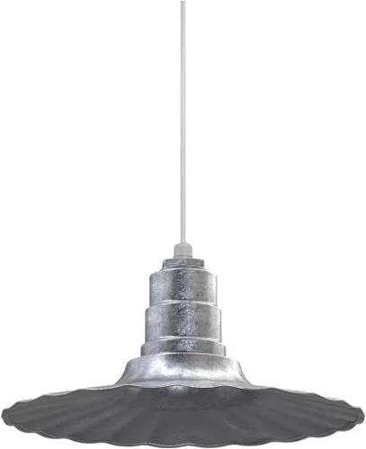 Vista 69 de Steel Lighting Co. Colgante Eagle Rock Lámpara montada en el techo Onda radial de 16 pulgadas vástago de 12 pulgadas Acero resistente