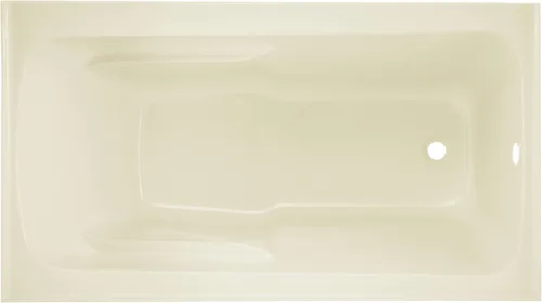 Vista 9 de Voltaire - Bañera de 54 x 30 pulgadas para alcoba de drenaje a mano derecha con delantal en bisque Bisqué Beige