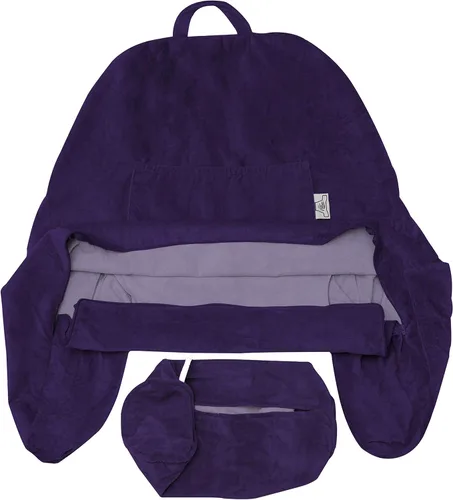 Vista 28 de Funda de almohada Husband Pillow solo para lectura - Funda para silla de lectura con generosos bolsillos traseros y laterales - Morado claro