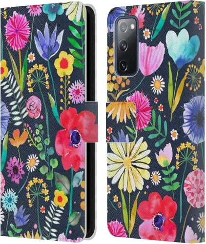 Vista 39 de Head Case Designs Officially Licensed Ninola Butterfly Nature Spring Floral Leather Wallet Case Compatible with Samsung Galaxy A07 4G
