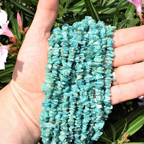 Vista 3 de Zenergy Gems Collares de piedras preciosas naturales cargadas de selenita + cargador de corazón hinchado de selenita incluido