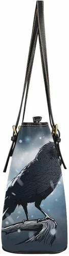 Vista 3 de InterestPrint Bolso de hombro casual de cuero PU para mujer
