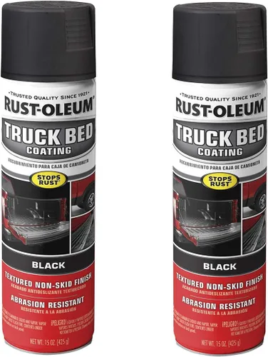 Vista 5 de Rust-Oleum 352594 Aerosol para revestimiento de caja de camión automotriz, 15 onzas, transparente Textured Non-Skid Surface Rust Protection