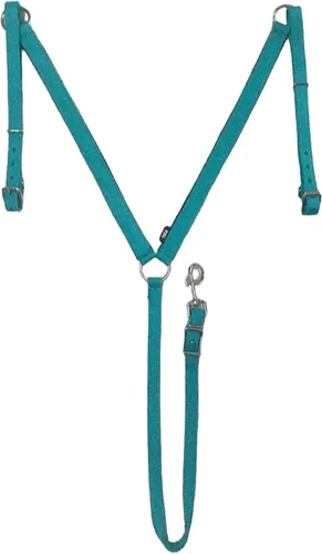 Vista 12 de Majestic Ally Collar de pecho acolchado de nailon para caballos (negro, completo)