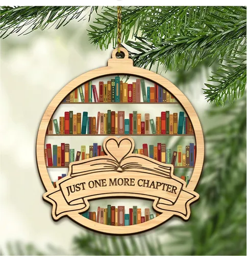 Vista 11 de HYTURTLE Adorno Personalizado de Pila de Libros – Nombre Personalizado y Títulos de Libros Favoritos – Acrílico para Lectores, Miembros de Clubes
