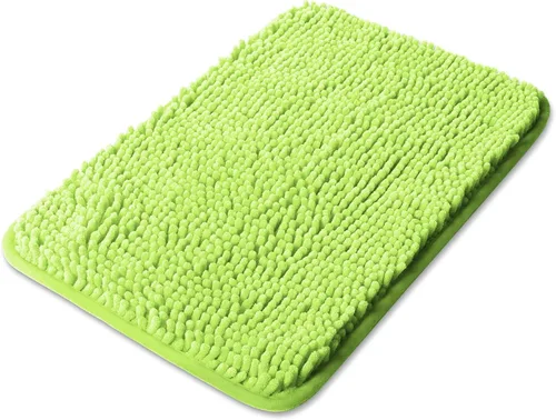 Vista 127 de Yeaban Alfombra de pasillo de baño de 24 x 72 pulgadas, antideslizante, alfombra de baño larga de felpilla gruesa, absorbente y lavable, alfombra