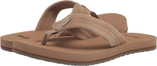 Vista 7 de Sanuk Beer Cozy Stacker - Sandalias de ante para hombre