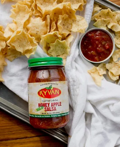 Vista 3 de KYVAN Salsa de manzana y miel suave - Paquete de 3
