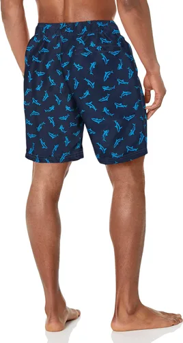 Vista 4 de Nautica Pantalón corto de natación estándar de 8 pulgadas para hombre