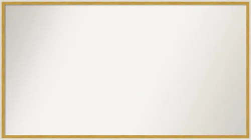 Vista 181 de Amanti Art Espejo de baño blanco para sobre el fregadero, 22 x 45 pulgadas, espejo de tocador rectangular blanco Lucie, marco de madera moderno