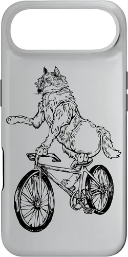 Vista 27 de Wolf Cycling Bicycle Funny Animal Cyclist Biking Bike Case for iPhone 17
