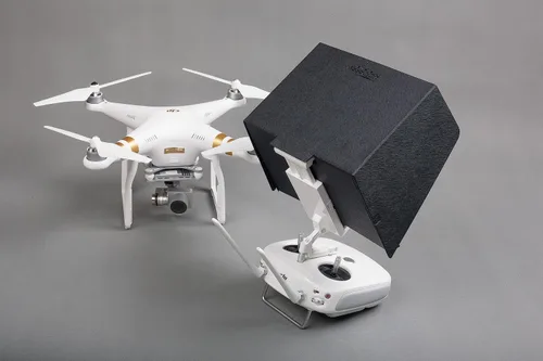 Vista 2 de SummitLink 7 pulgadas iPad mini parasol parasol negro para Phantom 4 Phantom 3 profesional avanzado Inspire 1 3DR solo