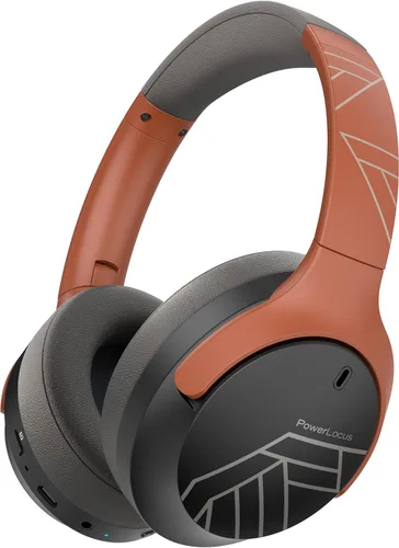 Vista 11 de PowerLocus Auriculares Bluetooth Sobre la Oreja, 60H Tiempo de Reproducción, 4 Modos EQ Auriculares Inalámbricos con Micrófono, Auriculares