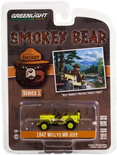 Vista 4 de 1942 Willys MB Jeep, verde - Greenlight 38020A/48-1/64 escala fundido a troquel modelo de coche de juguete