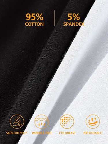 Vista 81 de Camisa Attraco de algodón, con tirantes estilo espagueti, con brasier incorporado, 2 paquetes, para mujer