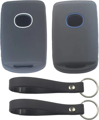 Vista 6 de 2 fundas de silicona de goma negra de 3/4 botones para llavero inteligente sin llave compatible con Mazda 3 CX-3 CX-5 CX-9 CX-30 2020 2021 2022 2