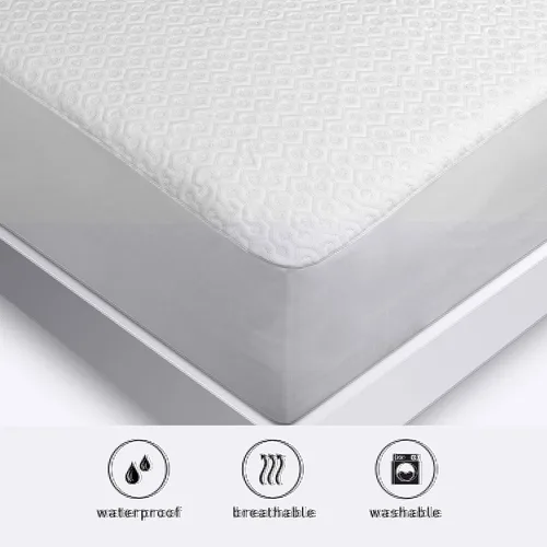 Vista 3 de Bedgear Dri-Tec Protector de colchón impermeable – Funda de colchón refrescante que absorbe la humedad Protector de colchón transpirable sin ruido