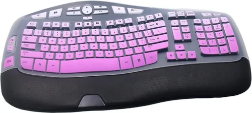Vista 15 de Logitech K350 MK570 MK570 - Funda de silicona para teclado inalámbrico, Logitech K350 MK550 MK570 (negro)