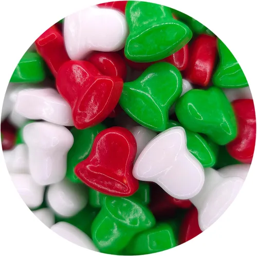 Vista 9 de NCS Gránulos comestibles en forma de árbol de Navidad – Decoración de cupcakes y galletas rojas y verdes, 7 onzas