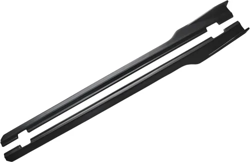 Vista 5 de NINTE Faldas laterales para Dodge Challenger SXT 2015-2023, extensiones de paneles de falda negras mate, 1 par