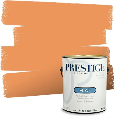 Vista 40 de PRESTIGE Pintura exterior e imprimación en uno, bronceado Aberdeen, plano, 1 galón