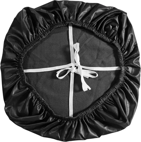 Vista 4 de FORCHEER Fundas de asiento para silla de oficina, fundas de cuero elástico impermeable PU para silla de computadora, fundas de cojín para asiento
