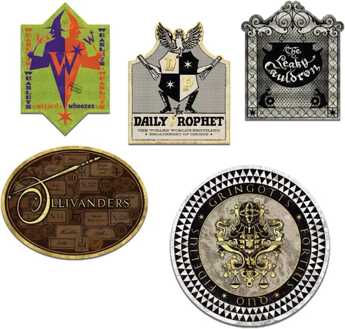 Vista 6 de The Noble Collection Harry Potter Diagon Alley Shop Signs Puzzle