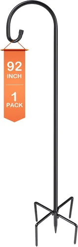 Vista 14 de Shepherd-Hooks Adjustable for Bird-Feeder Lantern Plant-Hook Garden-Stake - Plant Stand Hanger for Outdoor Flower Basket, Bird Feeder Hanger