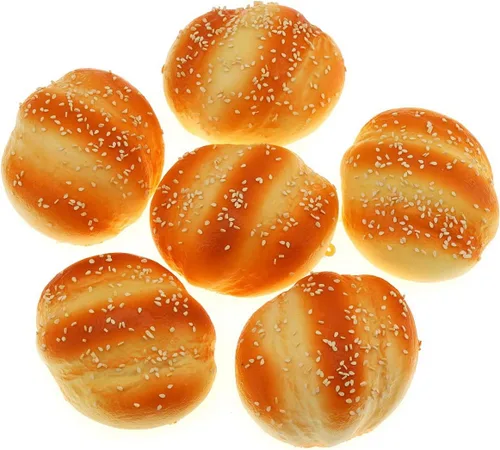 Vista 11 de Gresorth 11 pulgadas PU Material Fake Cake Artificial Francés Largo Pan Decoración Modelo Cocina Juguetes Prop - 2pcs