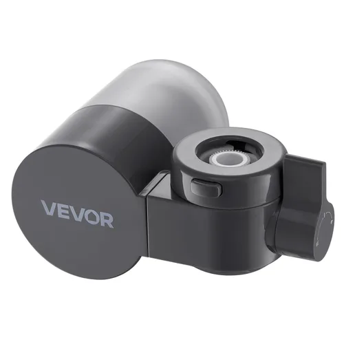 Vista 11 de VEVOR Filtro de agua de montaje en grifo, purificador de agua horizontal para grifo de fregadero, filtros de fibra de carbono, elimina el plomo