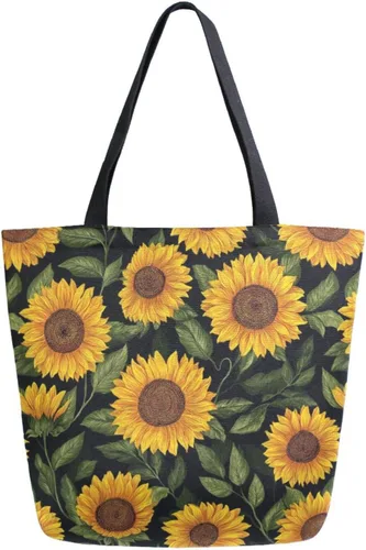 Vista 12 de Bolsa de comestibles de lona de cereza japonesa Bolso de libro casual de hombro