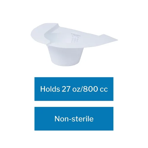 Vista 4 de McKesson colector de orina/color blanco 26 onzas – Modelo 16 – 9522.