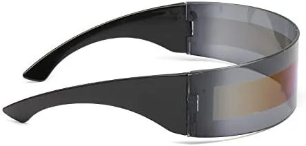 Vista 3 de Paquete de 2 gafas de sol con espejo de Cyclops Futuristic Cyclops Monoblock Shield