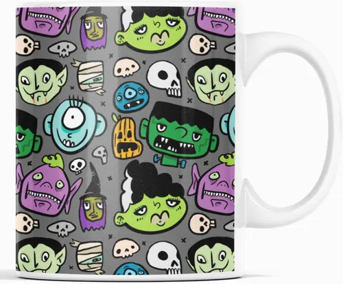 Vista 54 de LookHUMAN Tazas de Halloween Taza de café de Halloween - Tazas de café para decoración ideales para amantes y entusiastas de la decoración - Taza