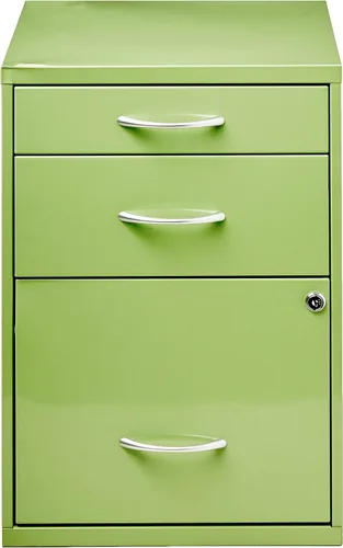 Vista 4 de Gabinete para almacenamiento de lápices/plumas de 22", Metal, Verde
