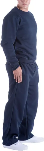 Vista 3 de Facitisu Pantalones deportivos de forro polar para hombre, básicos, para correr, con cordón