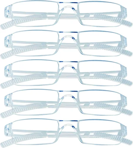 Vista 18 de VisionGlobal 2 pares de anteojos de lectura, anteojos con filtro de luz azul, anteojos de lectura para computadora para mujeres y hombres, marco