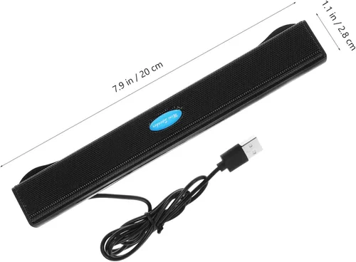 Vista 5 de TEHAUX -19 Altavoz Mini Barra De Sonido Módulo Estéreo 360 ° Sonido Surround Compatible Tv Tablet