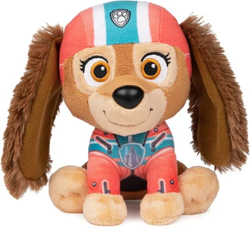 Vista 9 de GUND - Peluche oficial de Skye de Paw Patrol, la caricatura de éxito, animal de peluche para edades de 1 año en adelante, 16.5 pulgadas