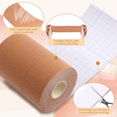 Vista 6 de Cinta para levantamiento de senos KSang - Cinta para levantamiento de senos, impermeable, a prueba de sudor, se adapta a pechos grandes A-G con 3