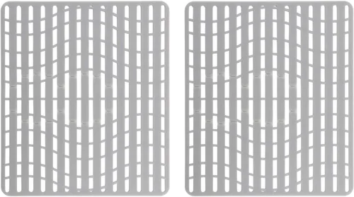 Vista 7 de NICE DAY Tapete para fregadero, protectores de fregadero de cocina, antideslizante, sin PVC, de silicona, pequeño, 12.8 x 11.3 pulgadas